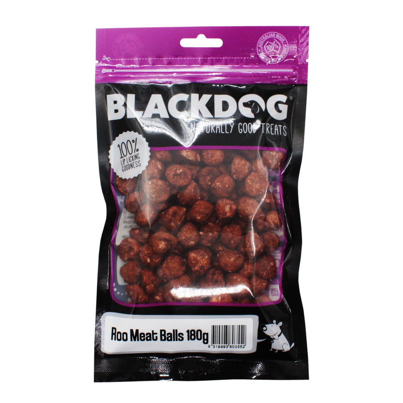 Blackdog Kangaroo Meat Balls Dog Treats 180g