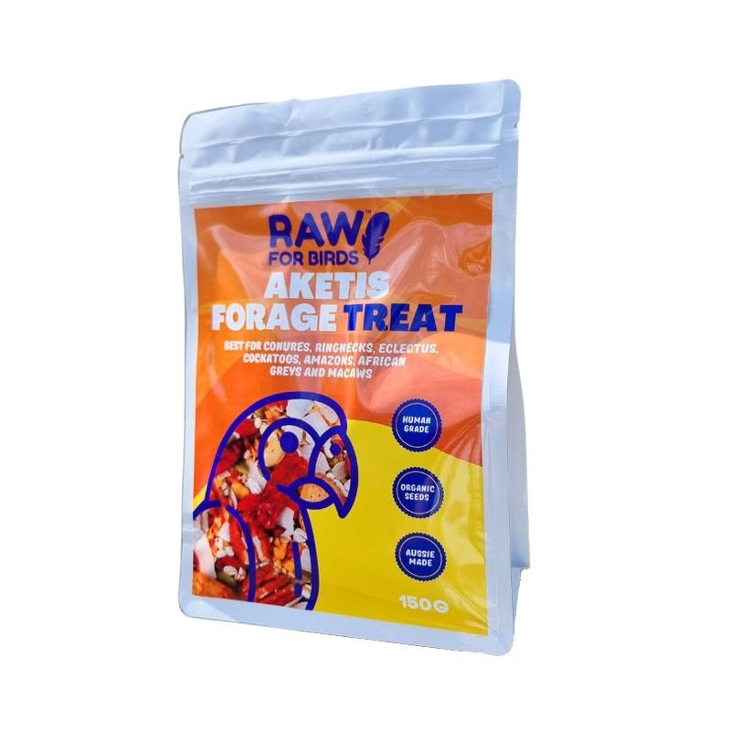 Raw for Birds Aketis Forage Treat Blend 300g Habitat Pet Supplies