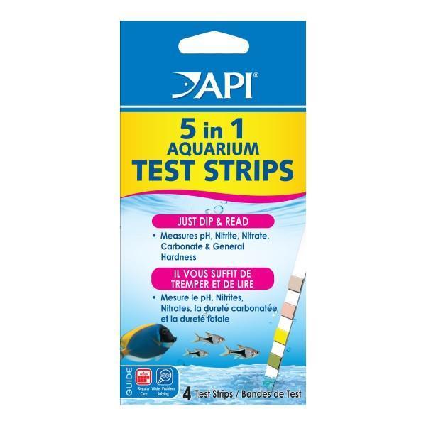 API Quick Test Strip 5 in 1 4 Pack-Habitat Pet Supplies