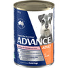 Advance Chicken and Salmon All Breed Adult Dog Wet Food 410g x 12