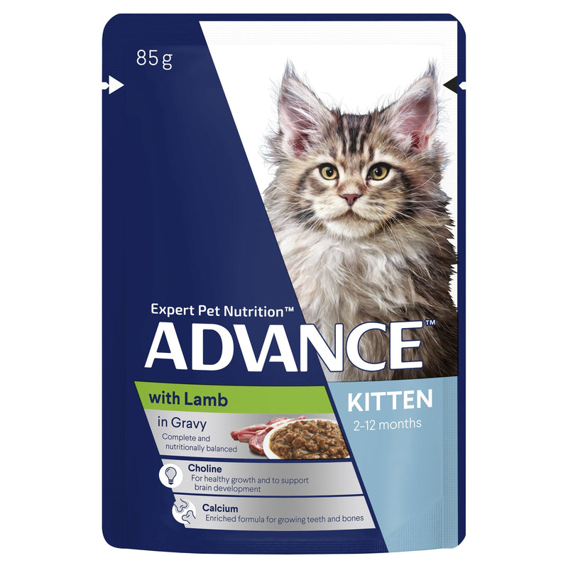 Advance Lamb in Gravy Kitten Wet Food 85g x 12*~*