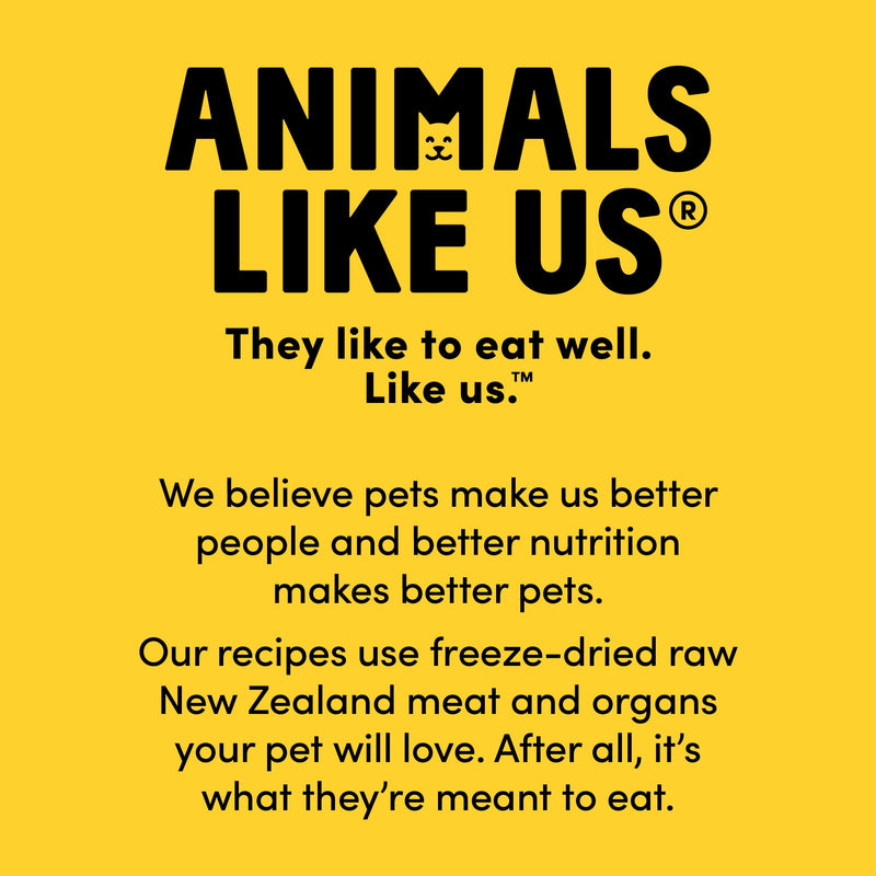 Animals Like Us RawMix50 with Grass-Fed Freeze Dried Beef and Kibble Mix Dog Food 1.8kg