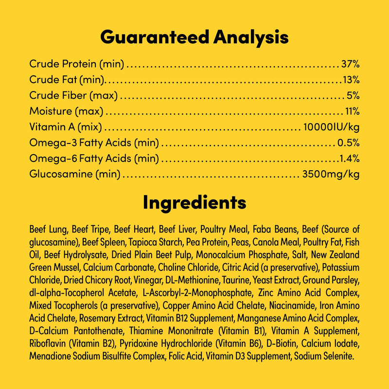 Animals Like Us RawMix50 with Grass-Fed Freeze Dried Beef and Kibble Mix Dog Food 340g