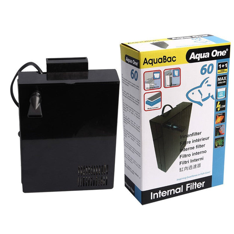 Aqua One Aquabac 60 Internal Filter-Habitat Pet Supplies