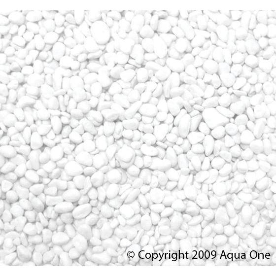 AQUA ONE GRAVEL WHITE 2KG - Habitat Pet Supplies Altona & Chirnside Park