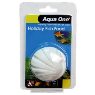 Aqua One Block Holiday Fish Food 40G^^^-Habitat Pet Supplies