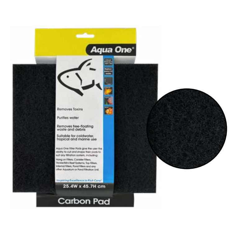 Aqua One Carbo Pad Filter Pad Self Cut