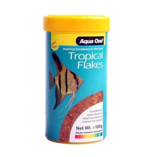 Aqua One Tropical Flake 100g^^^-Habitat Pet Supplies