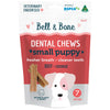 Bell and Bone Dental Sticks Beef for Small Puppies 80g<3<3<3-Habitat Pet Supplies