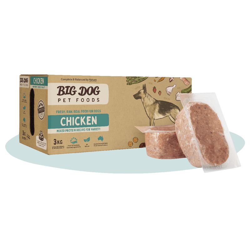 Big Dog BARF Chicken Raw Dog Food 3kg-Habitat Pet Supplies