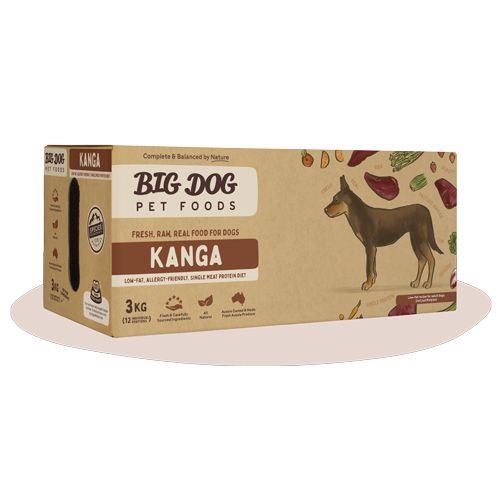 Big Dog BARF Kangaroo Raw Dog Food 3kg