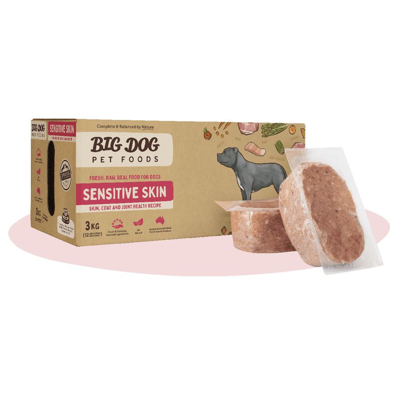 Big Dog BARF Sensitive Skin Raw Dog Food 3kg-Habitat Pet Supplies