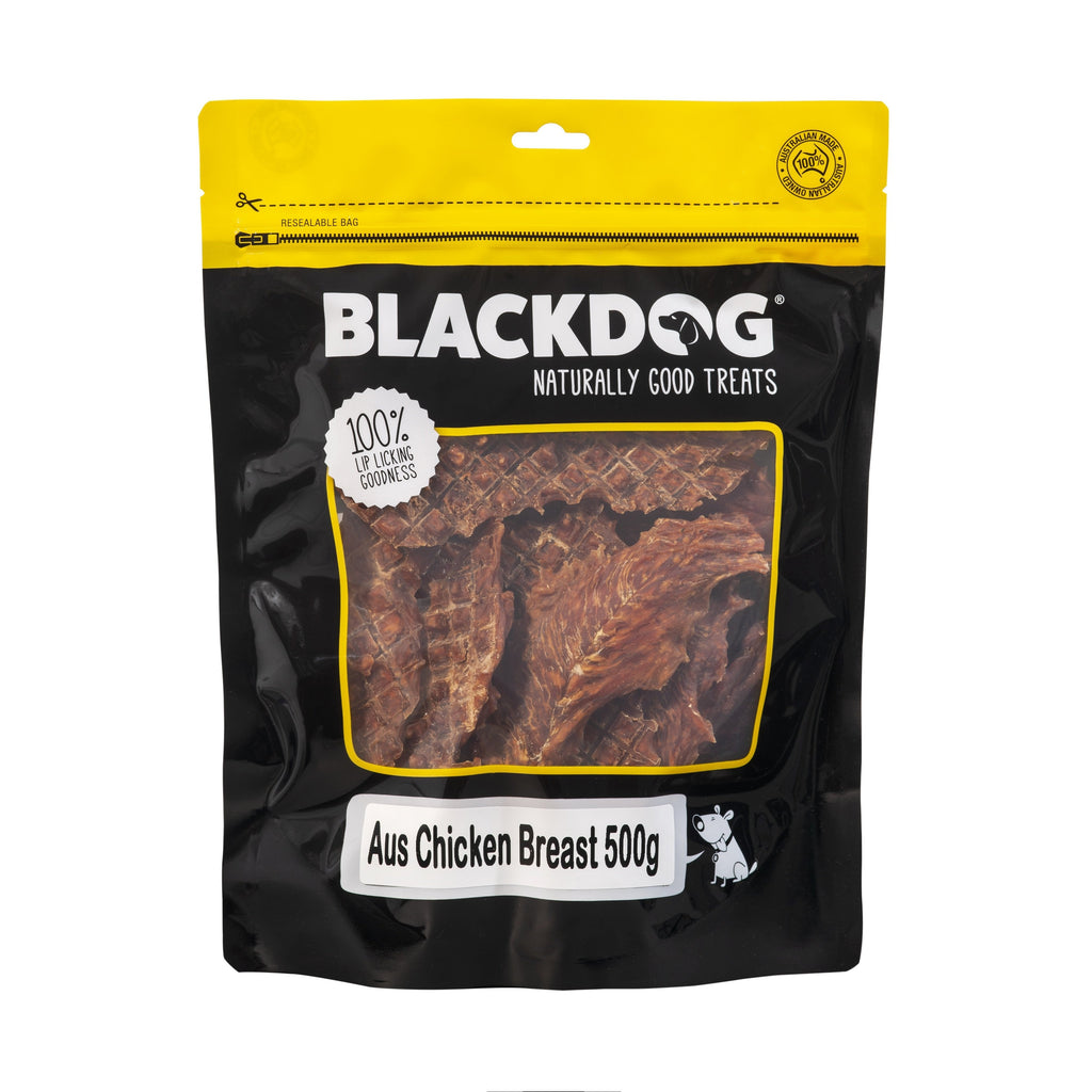 Blackdog Australian Chicken Breast Dog Treats 500g<3 <3 <3-Habitat Pet Supplies