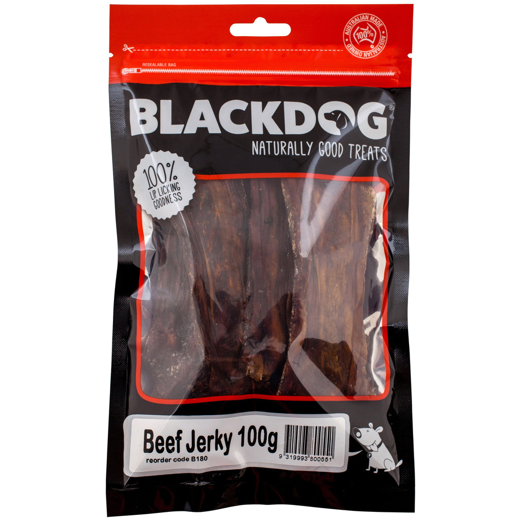 Blackdog Beef Jerky Dog Treats 100g<3 <3 <3-Habitat Pet Supplies