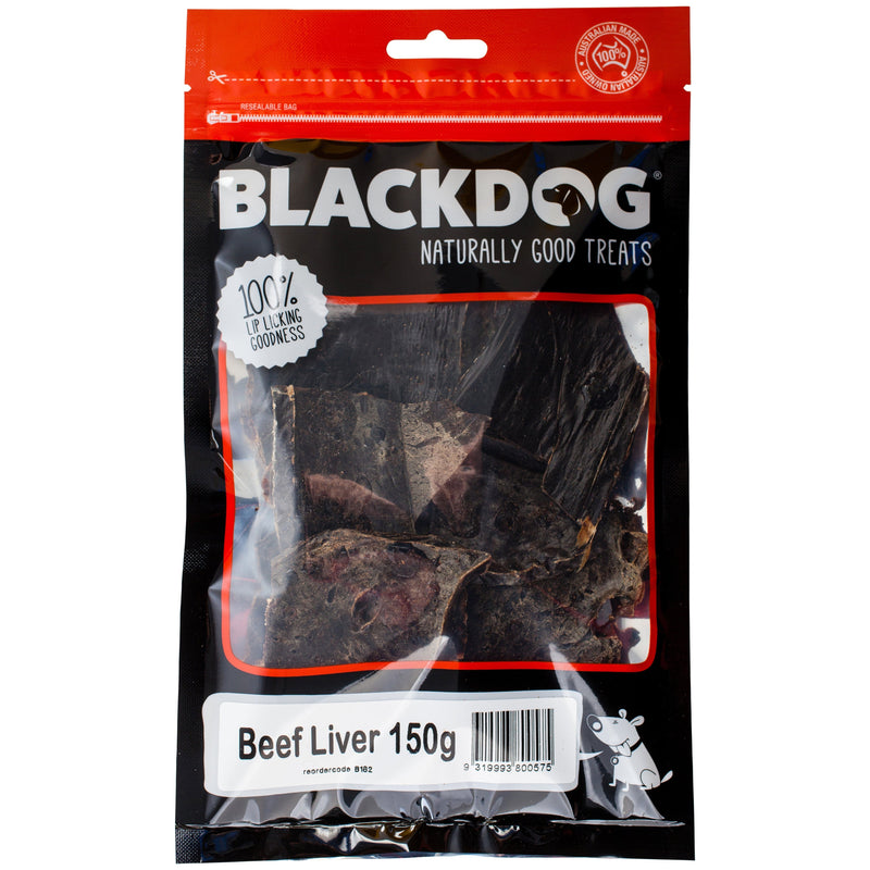 Blackdog Beef Liver Dog Treats 150g<3 <3 <3-Habitat Pet Supplies