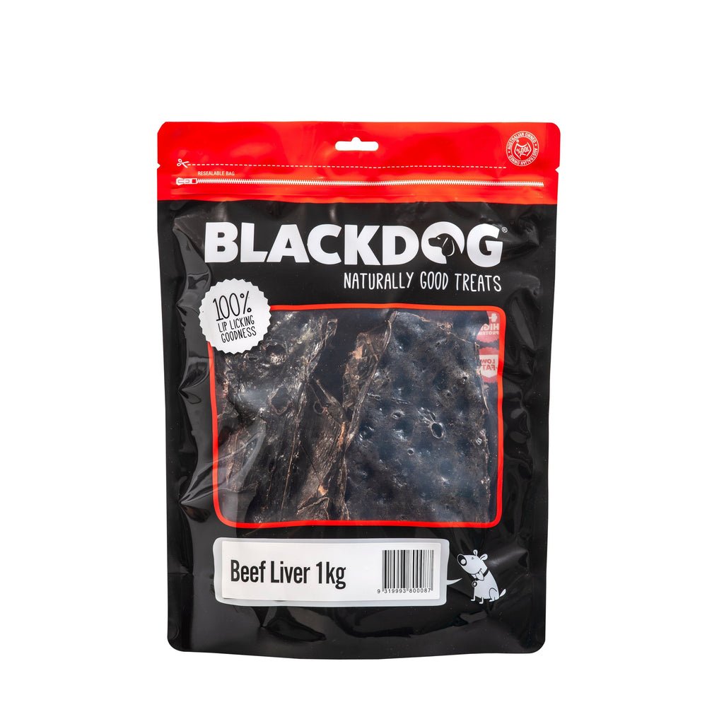 Blackdog Beef Liver Dog Treats 1kg<3 <3 <3-Habitat Pet Supplies