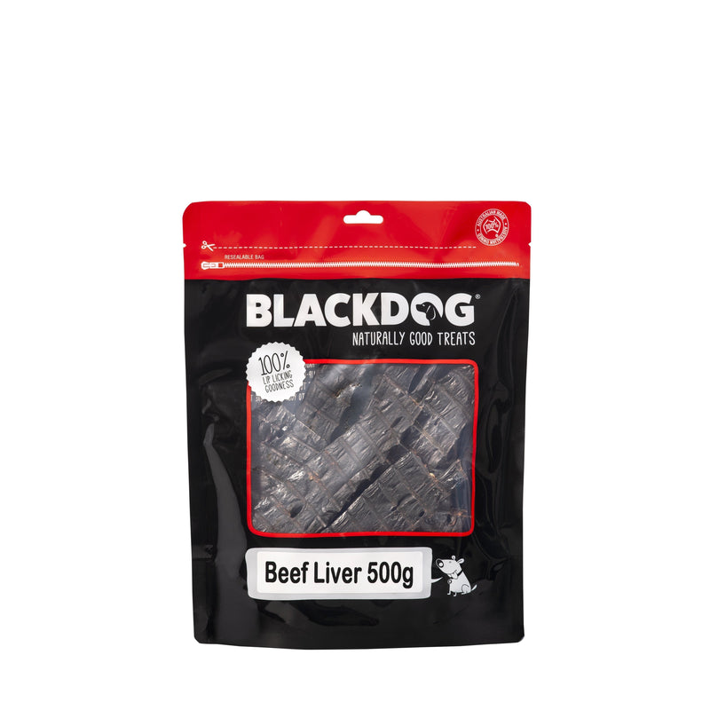 Blackdog Beef Liver Dog Treats 500g<3<3<3-Habitat Pet Supplies