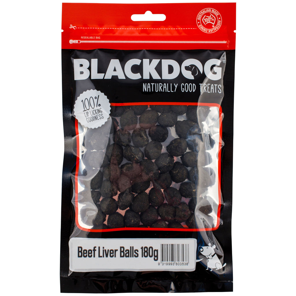 Blackdog Beef Liver Meat Balls Dog Treats 180g<3 <3 <3-Habitat Pet Supplies