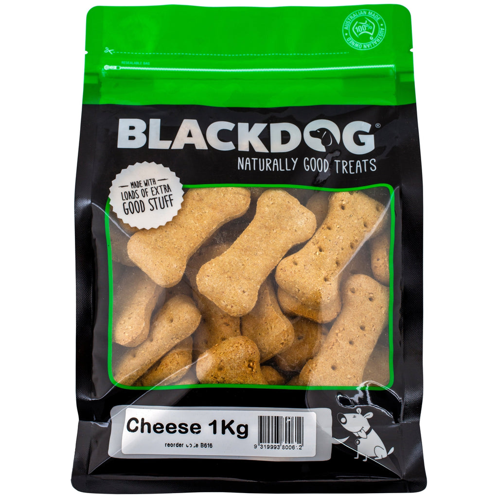 Blackdog Cheese Dog Biscuits 1kg-Habitat Pet Supplies