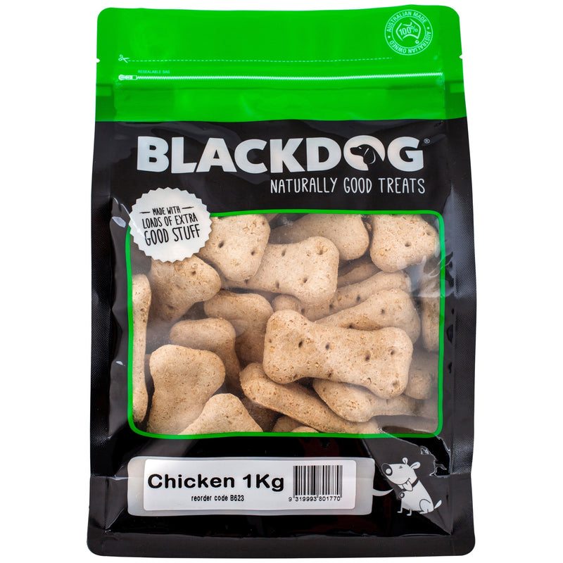 Blackdog Chicken Dog Biscuits 1kg^^^-Habitat Pet Supplies