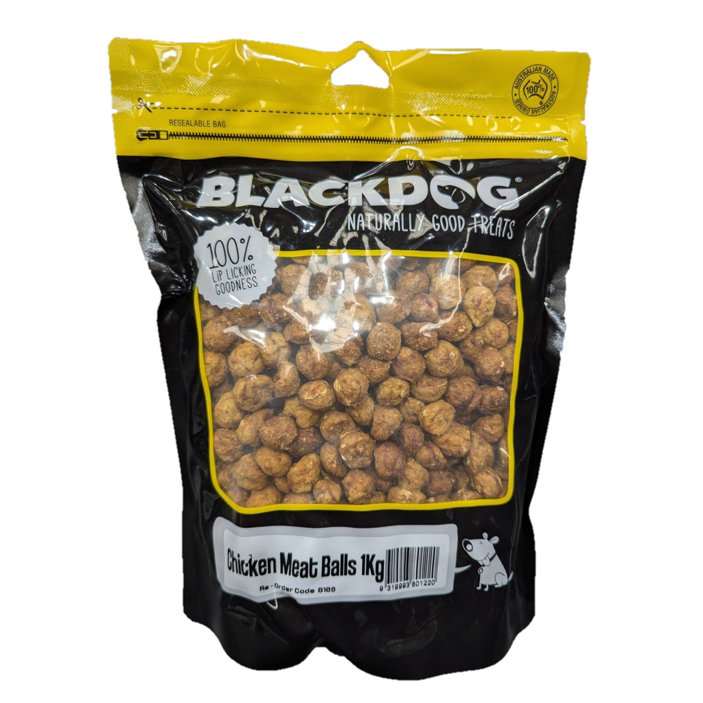 Blackdog Chicken Meat Balls Dog Treats 1kg-Habitat Pet Supplies