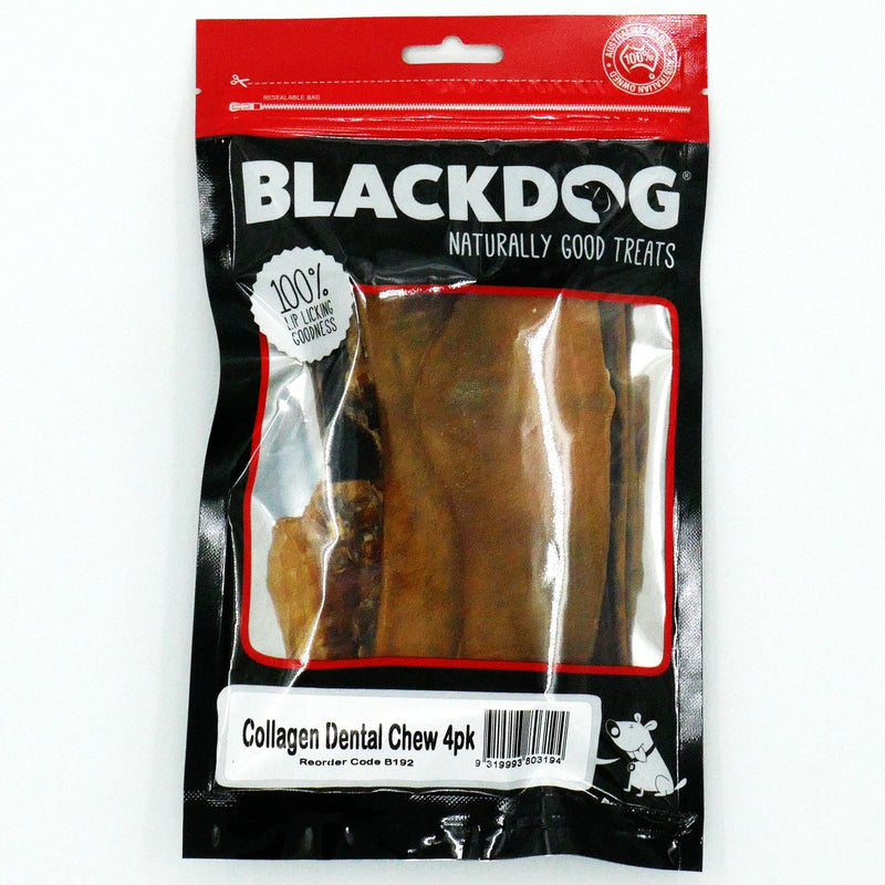 Blackdog Collagen Dental Chew 4 Pack^^^-Habitat Pet Supplies