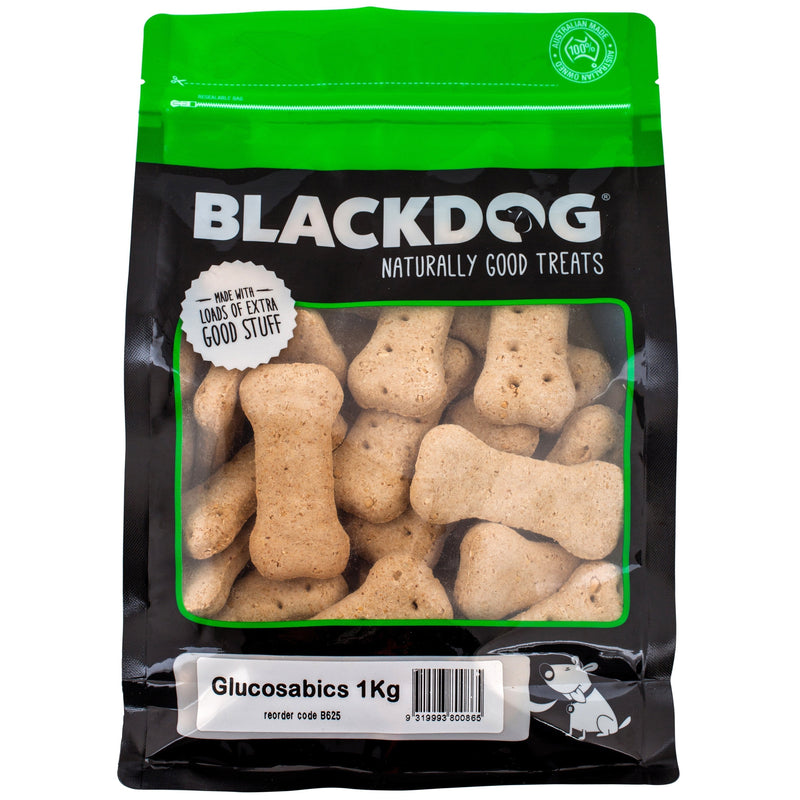 Blackdog Glucosabics Dog Biscuits 1kg<3<3<3-Habitat Pet Supplies