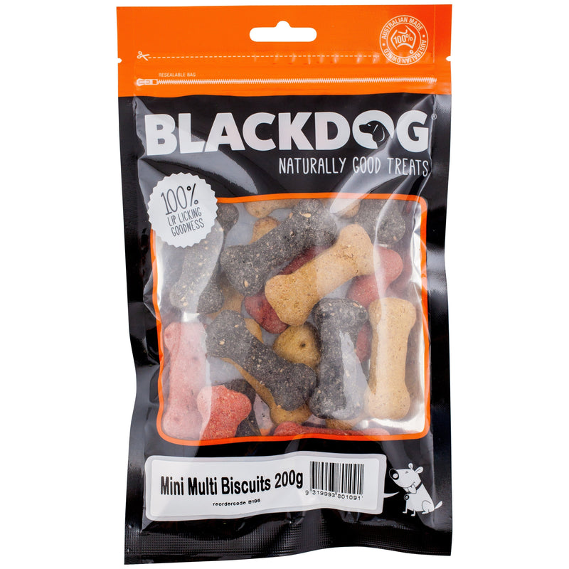 Blackdog Mini Multi Dog Biscuits 150g^^^-Habitat Pet Supplies