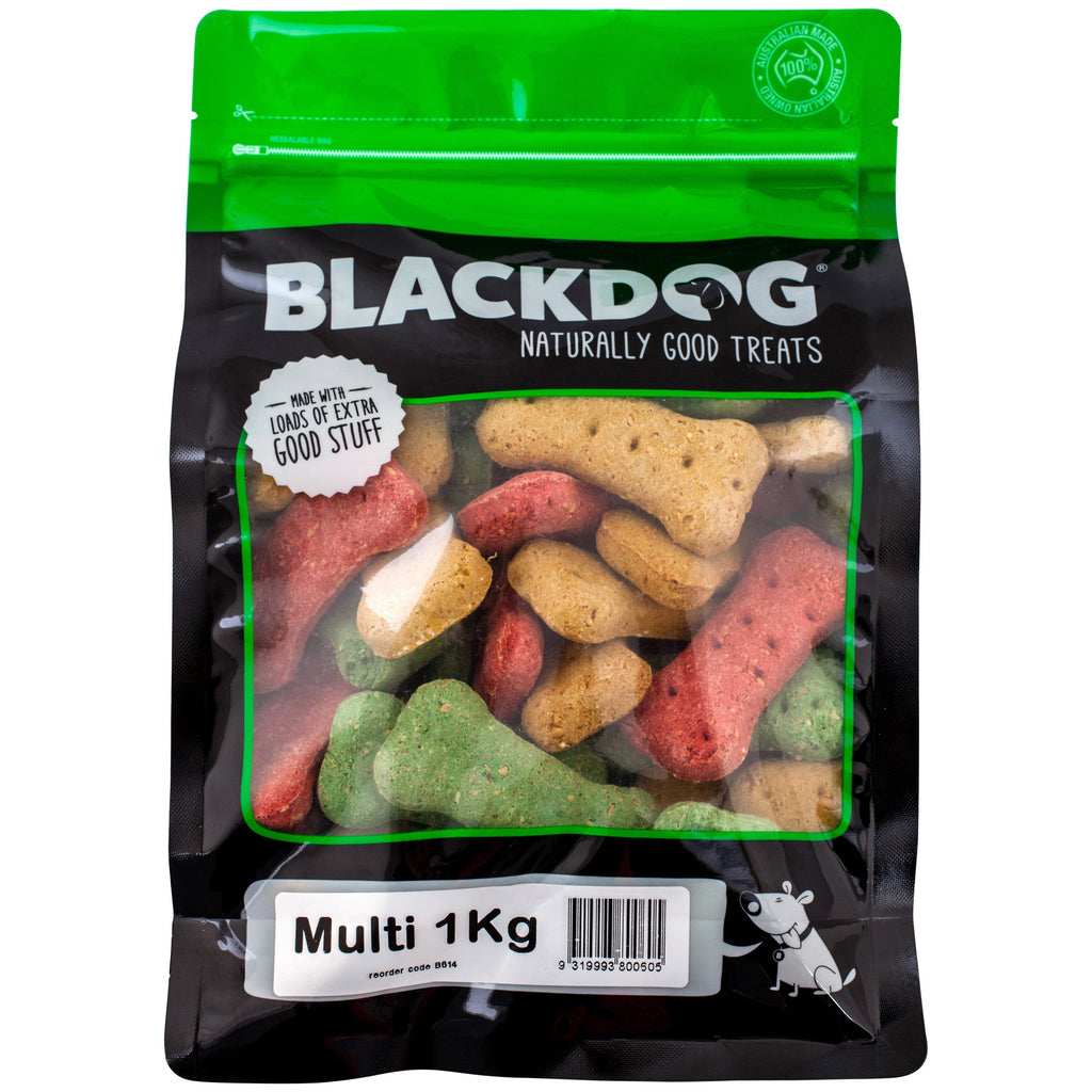 Blackdog Multi Mix Dog Biscuits 1kg<3<3<3-Habitat Pet Supplies