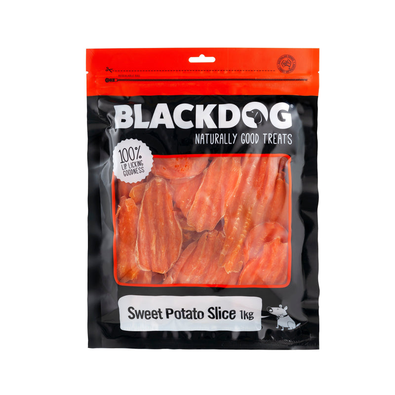 Blackdog Sweet Potato Slice Dog Treats 1kg-Habitat Pet Supplies