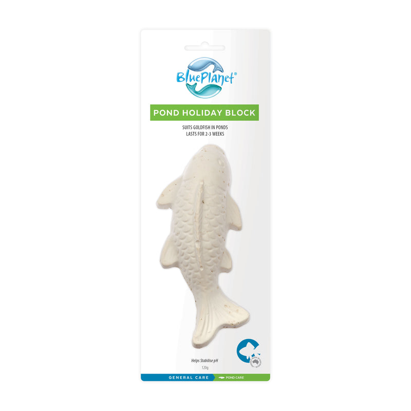 Blue Planet Pond Food Block 120g^^^-Habitat Pet Supplies