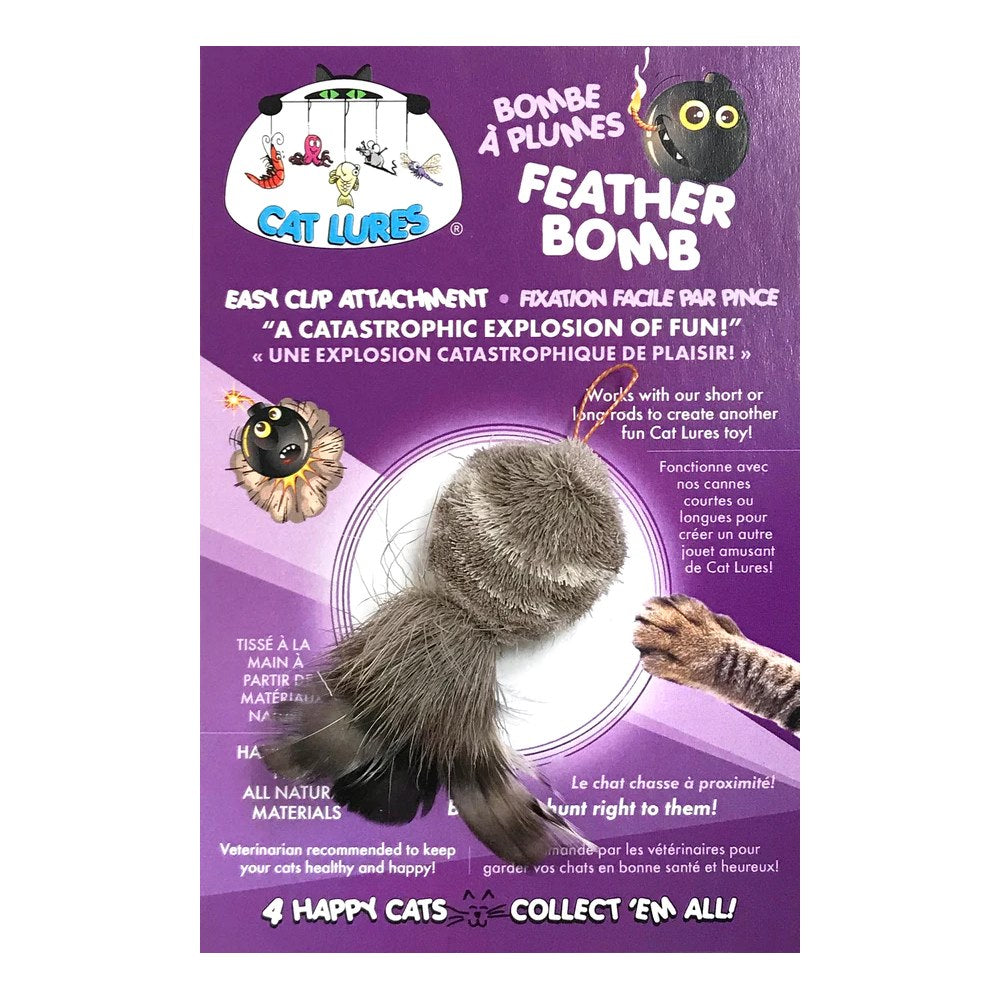 Cat Lures Interactive Replacement Feather Bomb<==>-Habitat Pet Supplies