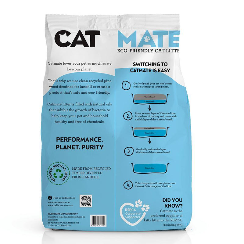 Catmate Eco-Friendly Wood Pellet Cat Litter 15kg<3<3<3