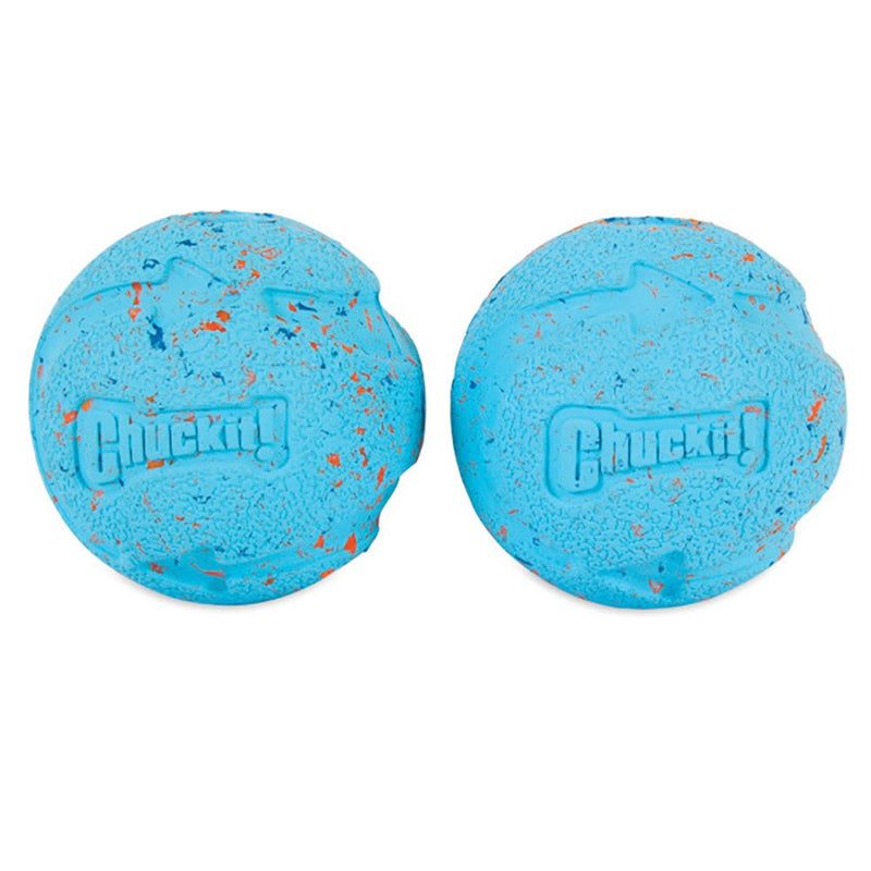 Chuckit Rebounce Recycled Rubber Ball Medium Dog Toy 2 Pack^^^