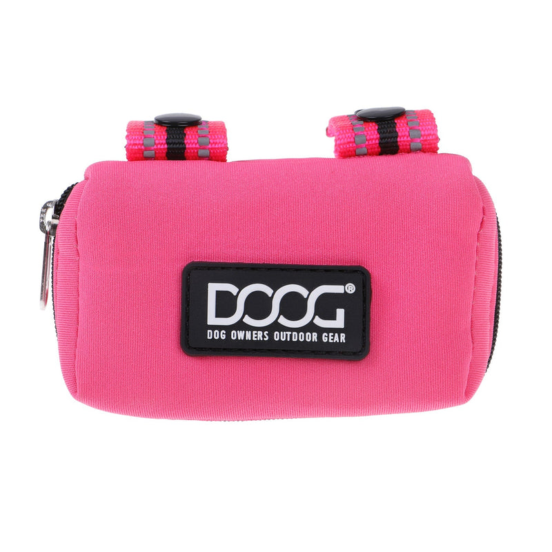 DOOG Walkie Pouch Lady Neon Pink Neoprene Poo Bag Holder-Habitat Pet Supplies