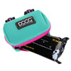 DOOG Walkie Pouch Neon Rin Tin Tin Teal and Pink Neoprene Poo Bag Holder