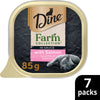 Dine Farm Collection Salmon Sweet Potato and Spinach Adult Cat Wet Food 85g x 7^^^