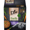 Dine Farm Collection Turkey and Garden Vegetables Adult Cat Wet Food 85g x 28^^^-Habitat Pet Supplies