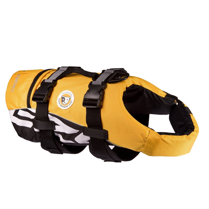 EzyDog DFD Dog Life Jacket Yellow Extra Large^^^-Habitat Pet Supplies