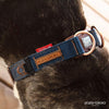 EzyDog Double Up Dog Collar Large Denim^^^