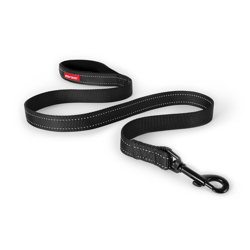 EzyDog Essential Dog Lead Black^^^-Habitat Pet Supplies