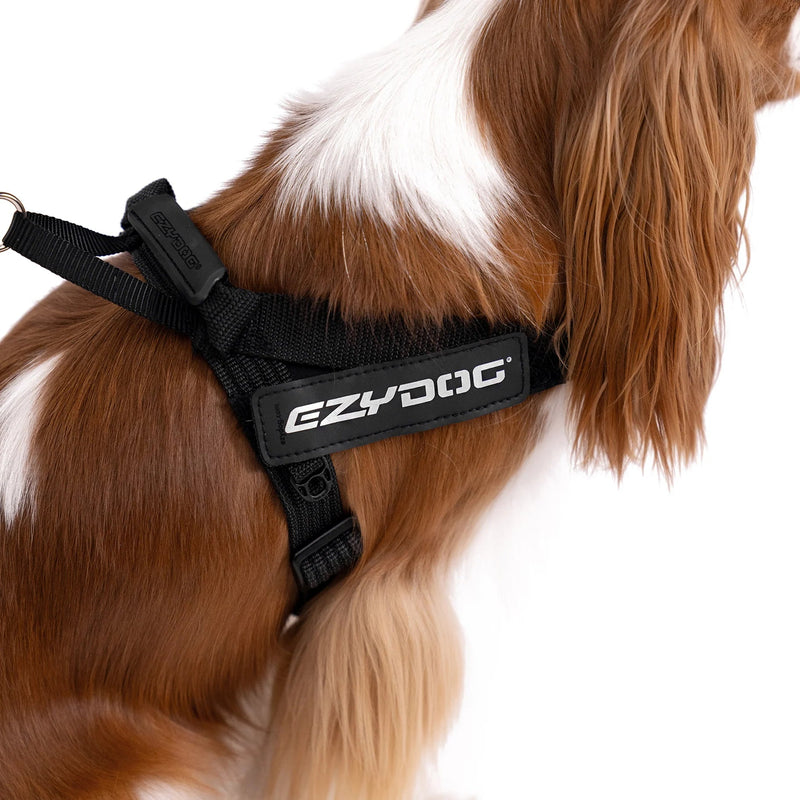 EzyDog Express Black Dog Harness Extra Extra Small^^^