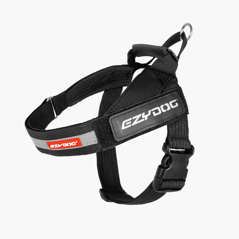 EzyDog Express Black Dog Harness Extra Extra Small^^^-Habitat Pet Supplies