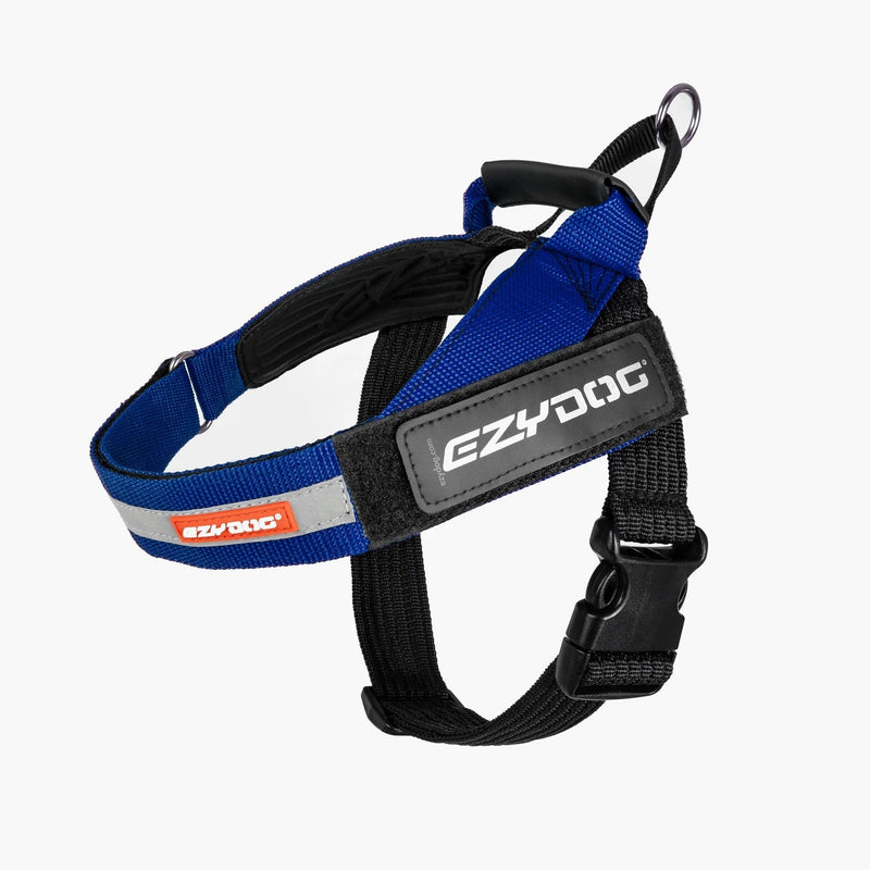 EzyDog Express Blue Dog Harness Extra Large^^^-Habitat Pet Supplies