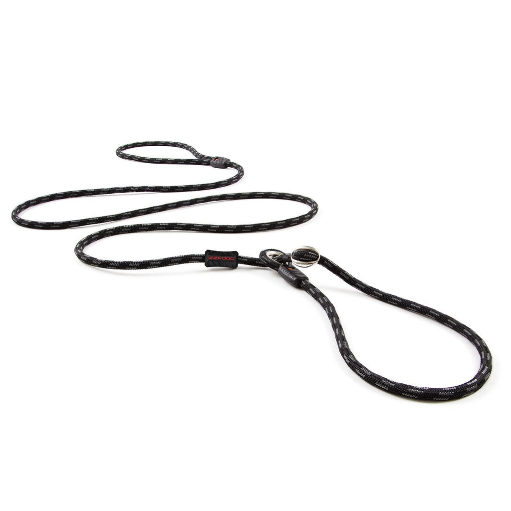 EzyDog Luca Dog Lead Black 6mm^^^-Habitat Pet Supplies