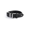 EzyDog Oxford Leather Dog Collar Black Extra Small^^^-Habitat Pet Supplies