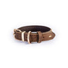 EzyDog Oxford Leather Dog Collar Brown Extra Large^^^-Habitat Pet Supplies