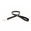 EzyDog Oxford Leather Dog Lead Black-Habitat Pet Supplies