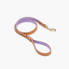 EzyDog Oxford Leather Dog Lead Blonde and Lilac 42inch^^^-Habitat Pet Supplies