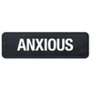 EzyDog Side Patch Label Anxious for Saddle Bags, Convert and Express Harness Large^^^-Habitat Pet Supplies